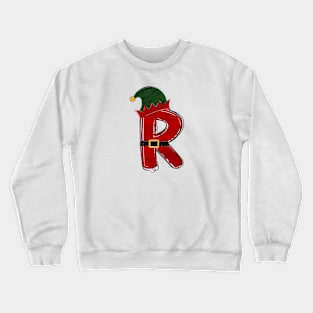 Letter R - Christmas Letter Crewneck Sweatshirt